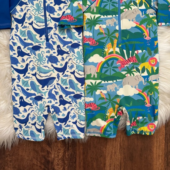 Baby Boden Bundle of 2 Surf Suit Size 6-9 Months - Picture 4 of 5